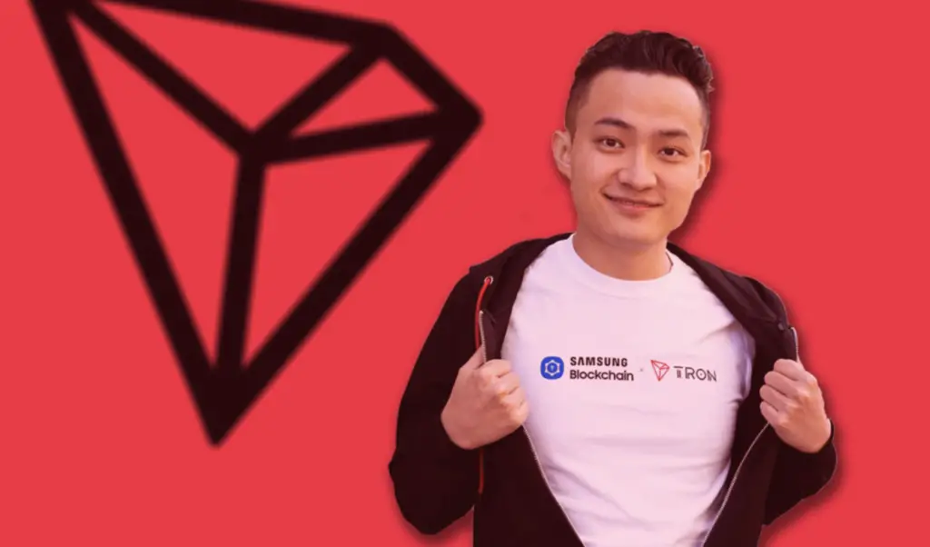Justin Sun as Founder of Tron Crypto Currency.